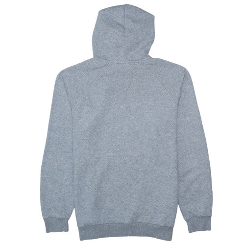 Adidas Men's Grey Pullover Hoodie M Regular Fit Sports Logo - Image 3