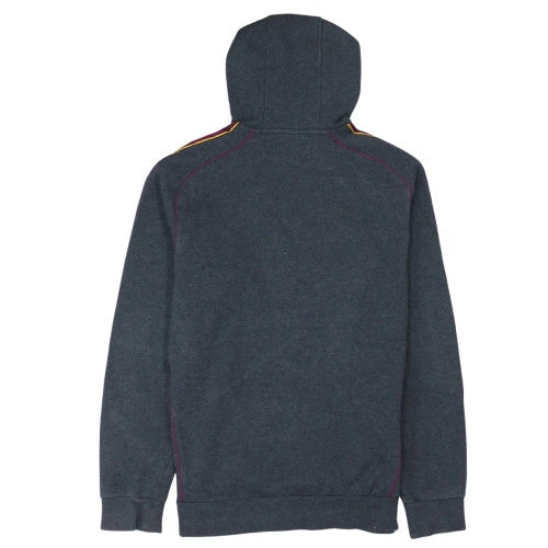 Adidas Mens Grey Pullover Hoodie M Sports Fleece Sweatshirt - Image 4