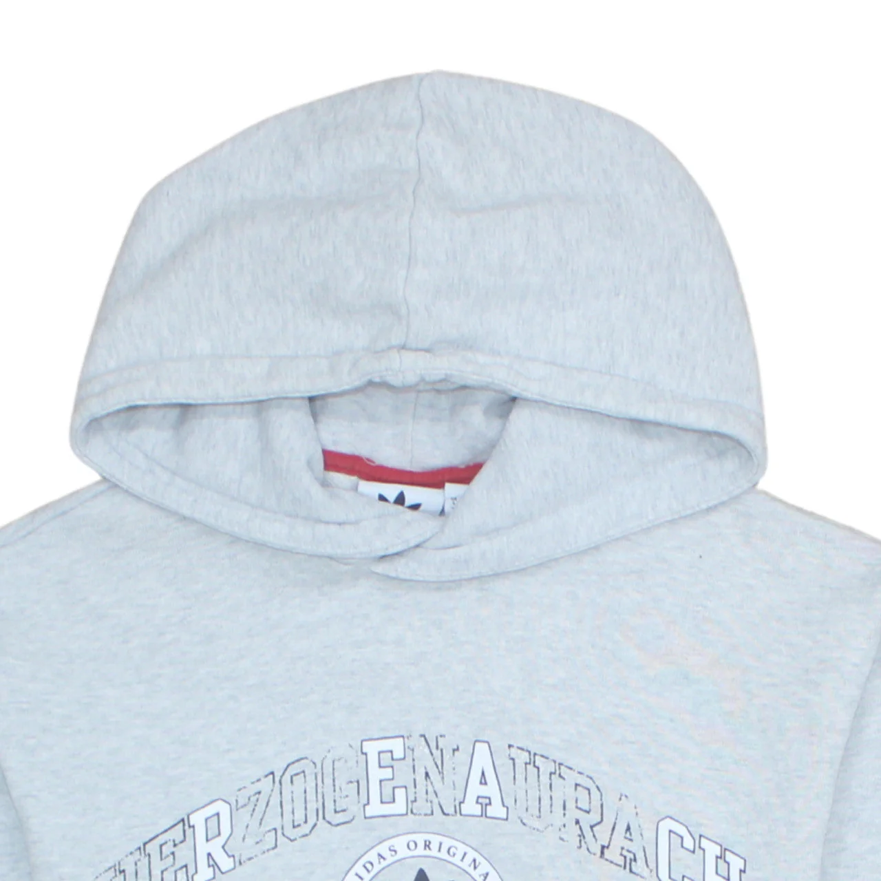 Adidas Men's Grey Pullover Hoodie S Sports Graphic Fleece - Image 8