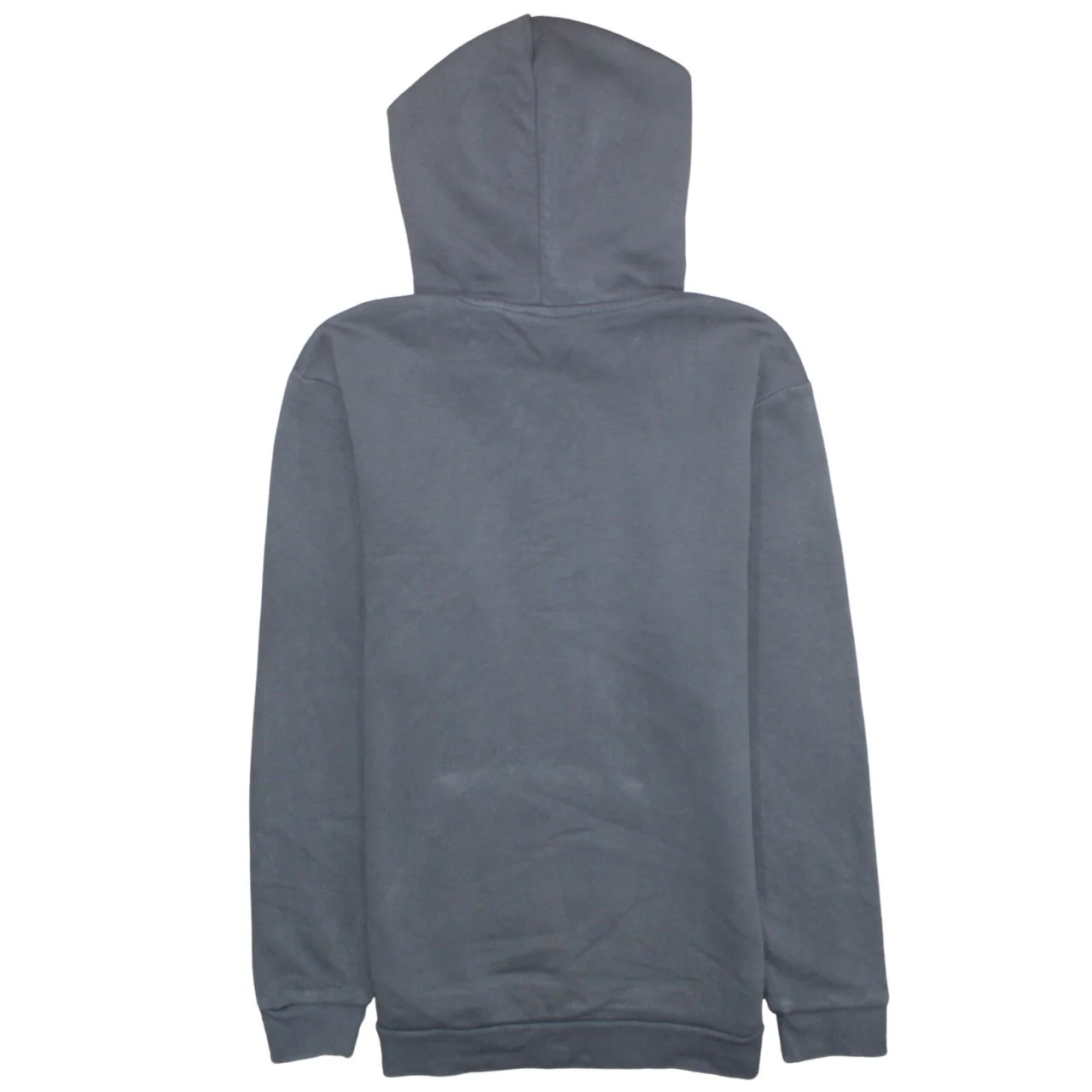 Adidas Mens Grey Pullover Hoodie Size M Regular Fit Fleece - Image 4