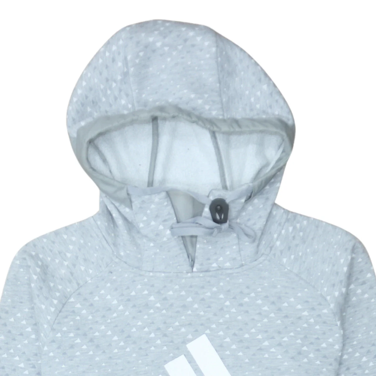 Adidas Men's Grey Pullover Hoodie Size M Sportswear Jumper - Image 7