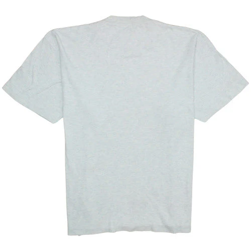 Adidas Men's Grey Training T-Shirt L Crew Neck Short Sleeve Sports Tee - Image 4