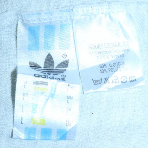 Adidas Men's Grey Training T-Shirt L Crew Neck Short Sleeve Sports Tee - Image 6