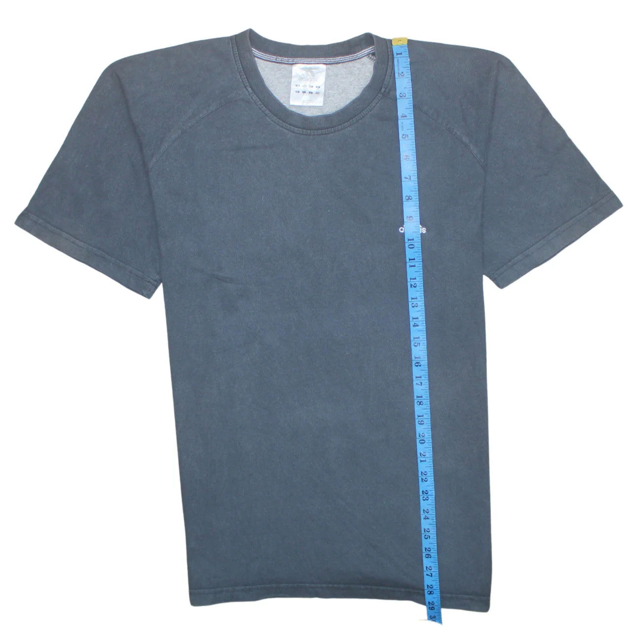 Adidas Men's Grey XL Crew Neck Short Sleeve Cotton T-Shirt - Image 3