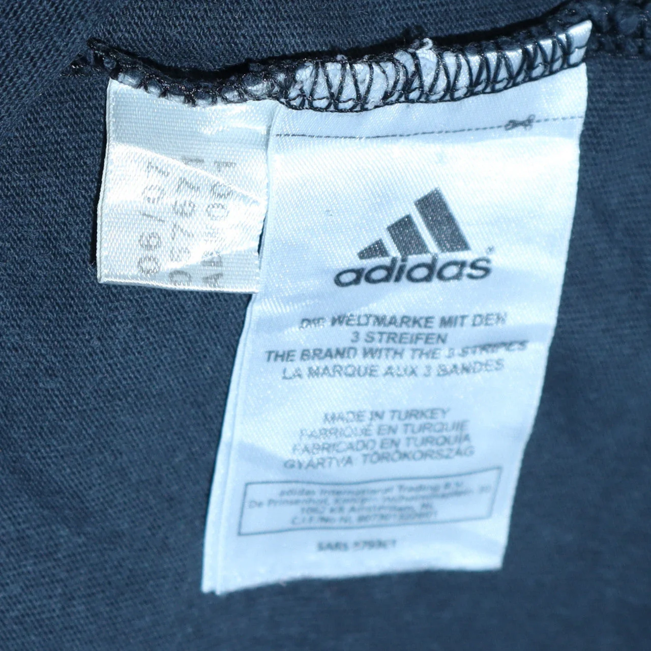 Adidas Men's Grey XL Crew Neck Short Sleeve Cotton T-Shirt - Image 6