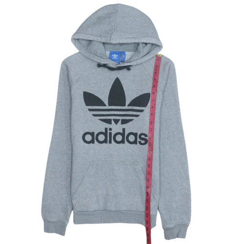 Adidas Men's Grey XS Pullover Hoodie with Logo Design - Image 3