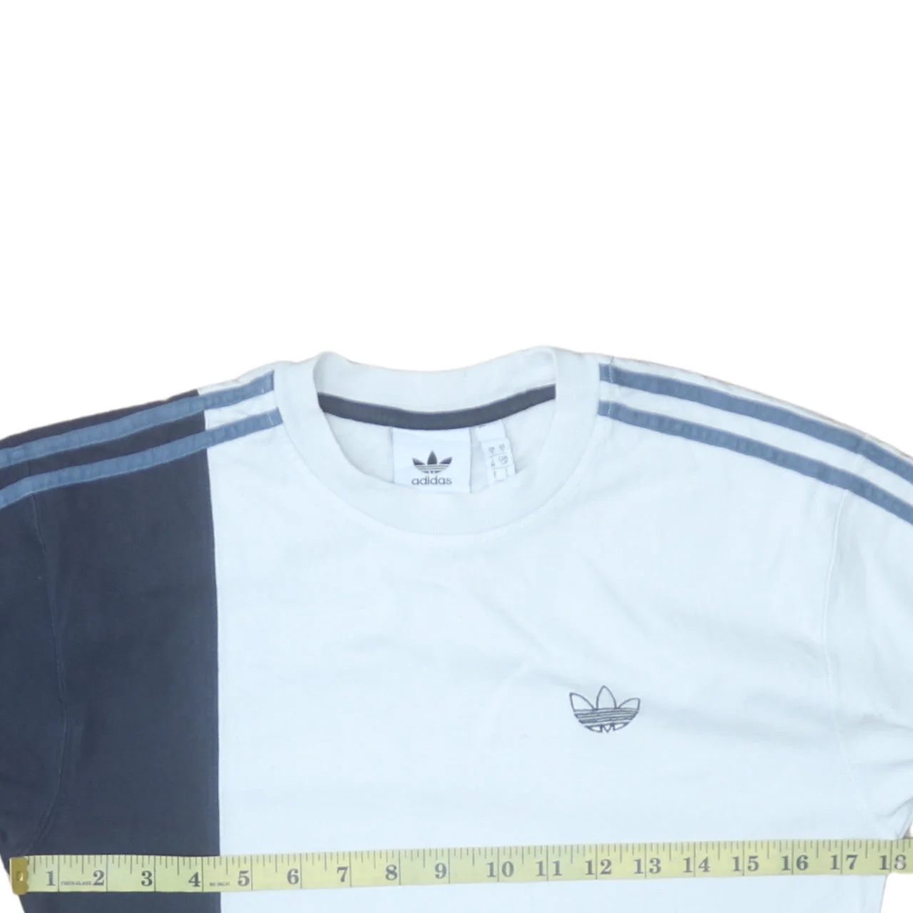 Adidas Men's Multicoloured Colourblock Crew Neck Cotton T-Shirt S - Image 2