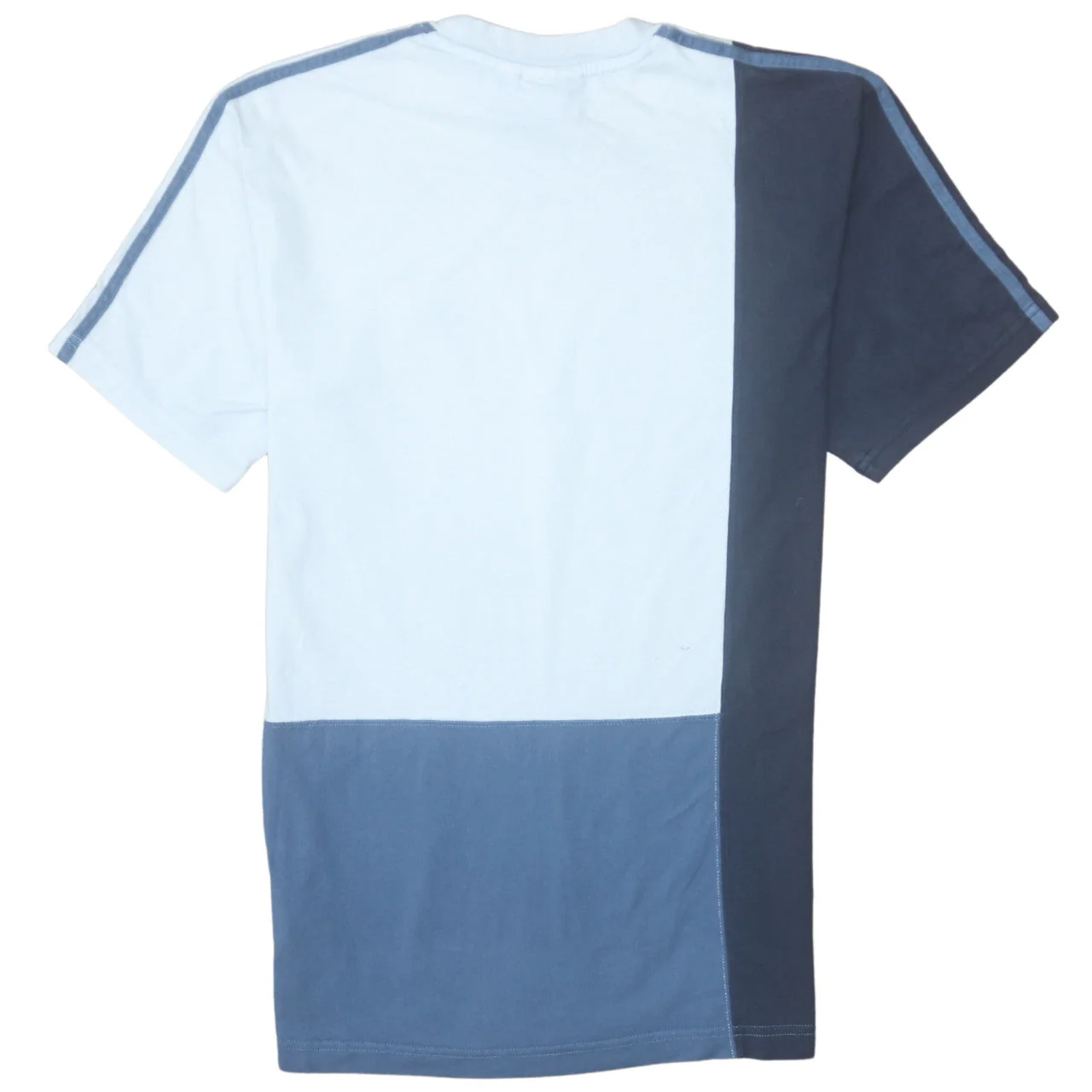 Adidas Men's Multicoloured Colourblock Crew Neck Cotton T-Shirt S - Image 4