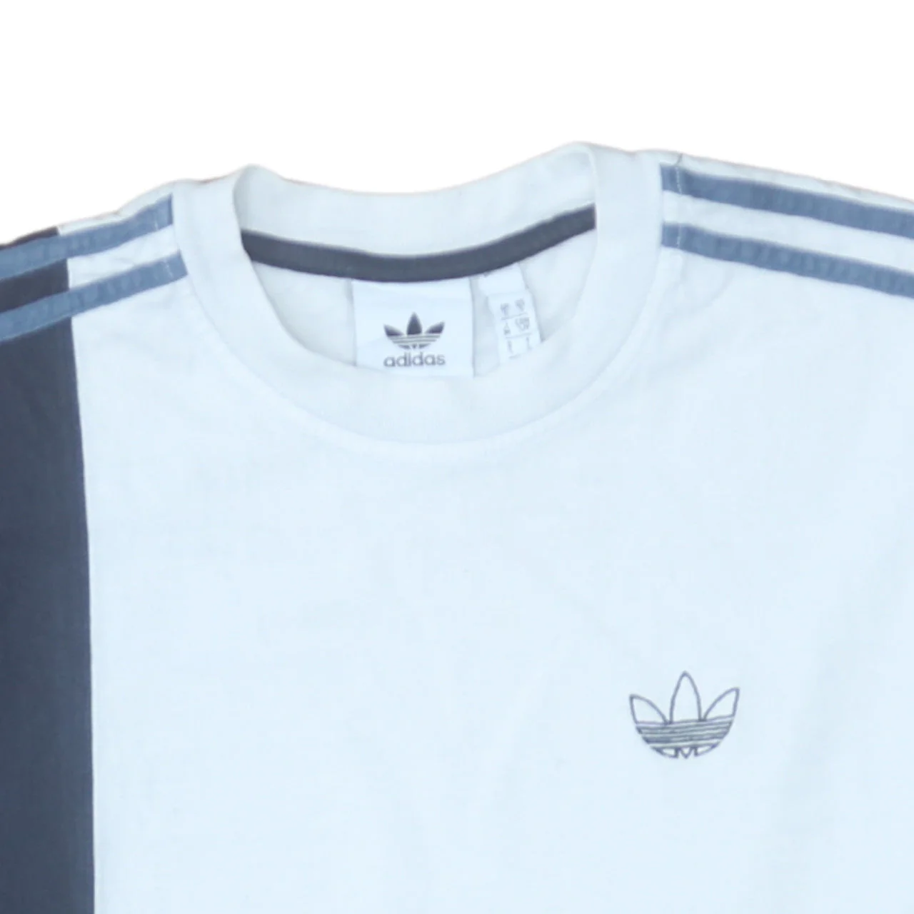 Adidas Men's Multicoloured Colourblock Crew Neck Cotton T-Shirt S - Image 8