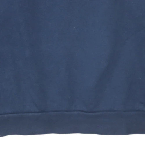 Adidas Men's Navy Blue Crew Neck Pullover Sweatshirt Size L - Image 6