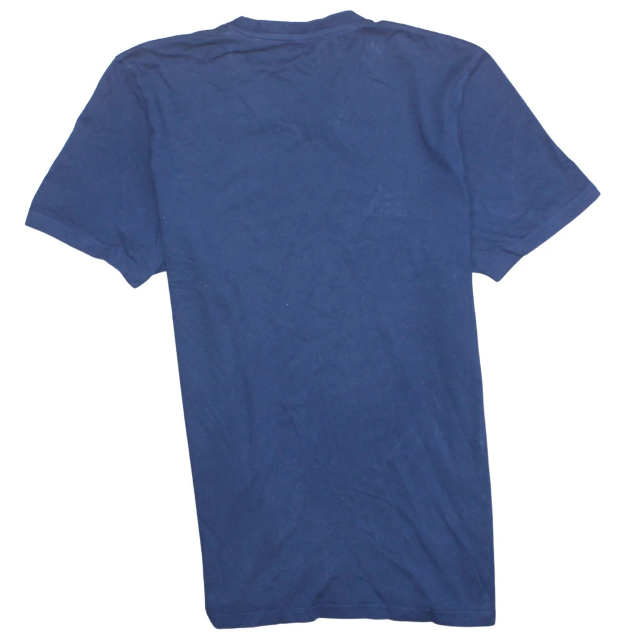 Adidas Men's Navy Blue Crew Neck Short Sleeve Cotton T-Shirt M - Image 4