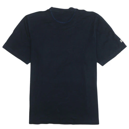 Adidas Men's Navy Blue Crew Neck Short Sleeve T-Shirt Size L - Image 4