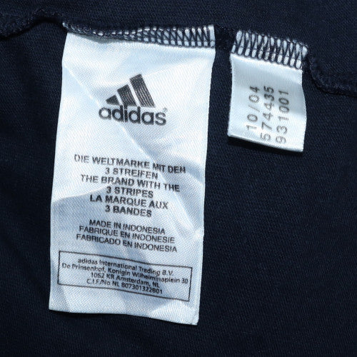 Adidas Men's Navy Blue Crew Neck Short Sleeve T-Shirt Size L - Image 5