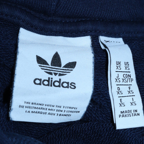Adidas Men's Navy Blue Pullover Hoodie XS Cotton Blend - Image 5