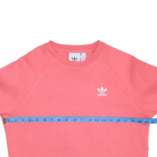 Adidas Men's Pink Crew Neck Long Sleeve Sweatshirt Size S - Image 2