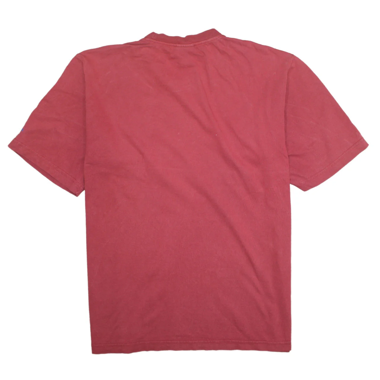 Adidas Men's Red Crew Neck Short Sleeve Cotton T-Shirt Size L - Image 4