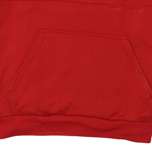 Adidas Mens Red Hoodie XL Pullover Hooded Sweatshirt with Logo Trim - Image 8