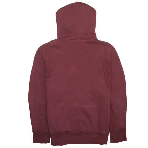 Adidas Men's Red Pullover Hoodie Size L Fleece Sportswear - Image 4