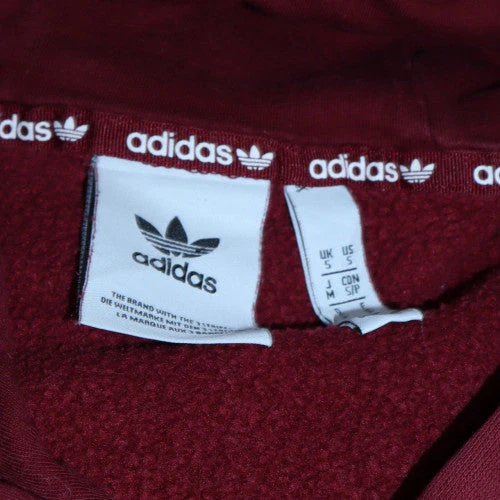 Adidas Men's Red Pullover Hoodie Small Regular Fit Logo Sportswear - Image 6