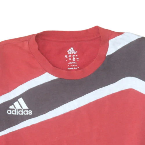 Adidas Men's Red Short Sleeve Crew Neck Graphic T-Shirt 2XL - Image 8