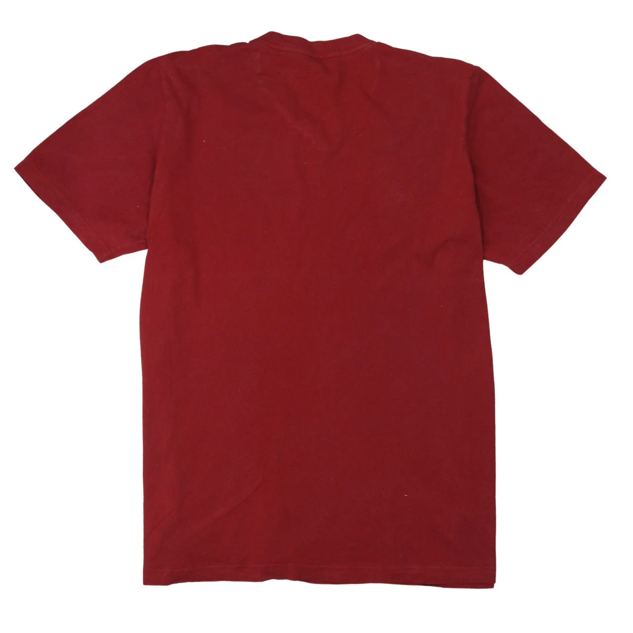 Adidas Men's Red V-Neck Short Sleeve Cotton T-Shirt XL - Image 4