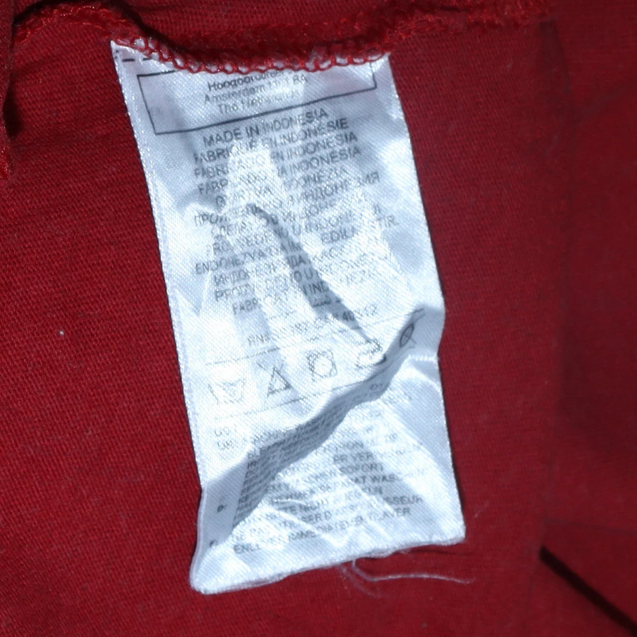 Adidas Men's Red V-Neck Short Sleeve Cotton T-Shirt XL - Image 5