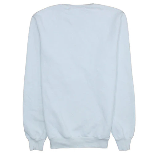 Adidas Men's White Crew Neck Logo Pullover Sweatshirt M - Image 4