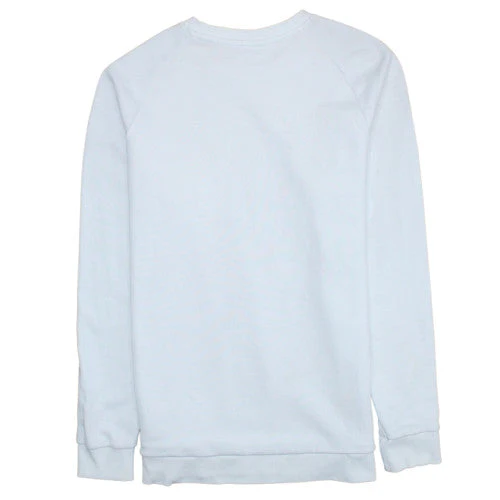 adidas Men's White Crew Neck Pullover Sweatshirt Size M - Image 4