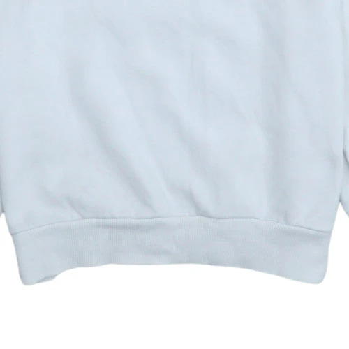 Adidas Mens White Grey Logo Sweatshirt XS Regular Fit Crew Neck - Image 8