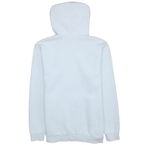 Adidas Men's White Pullover Hoodie L Regular Fit Fleece Sweatshirt - Image 4
