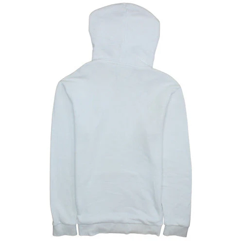 Adidas Men's White Pullover Hoodie S Regular Fit Sports Fleece - Image 4