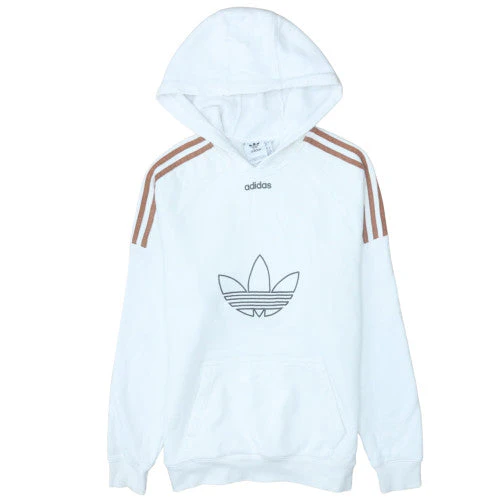 Adidas Men's White Pullover Hoodie XS Crew Neck Sportswear