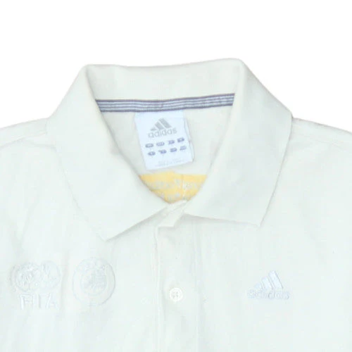 Adidas Men's White S Polo Shirt FIFA Embroidered Logo Sportswear - Image 7