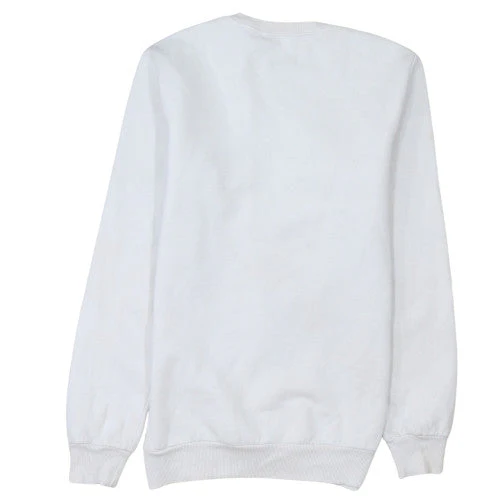 adidas Mens White S Pullover Sweatshirt Crew Neck Graphic Sports - Image 4