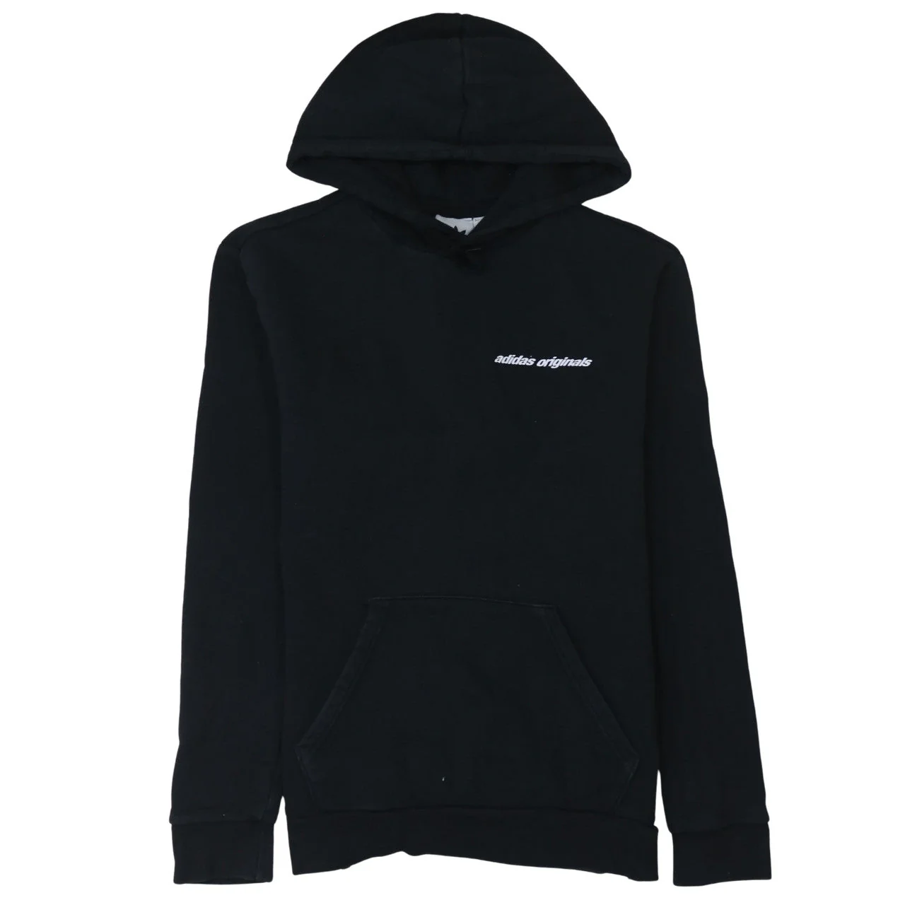 Adidas Originals Men's Black Pullover Hoodie Size S Graphic Logo