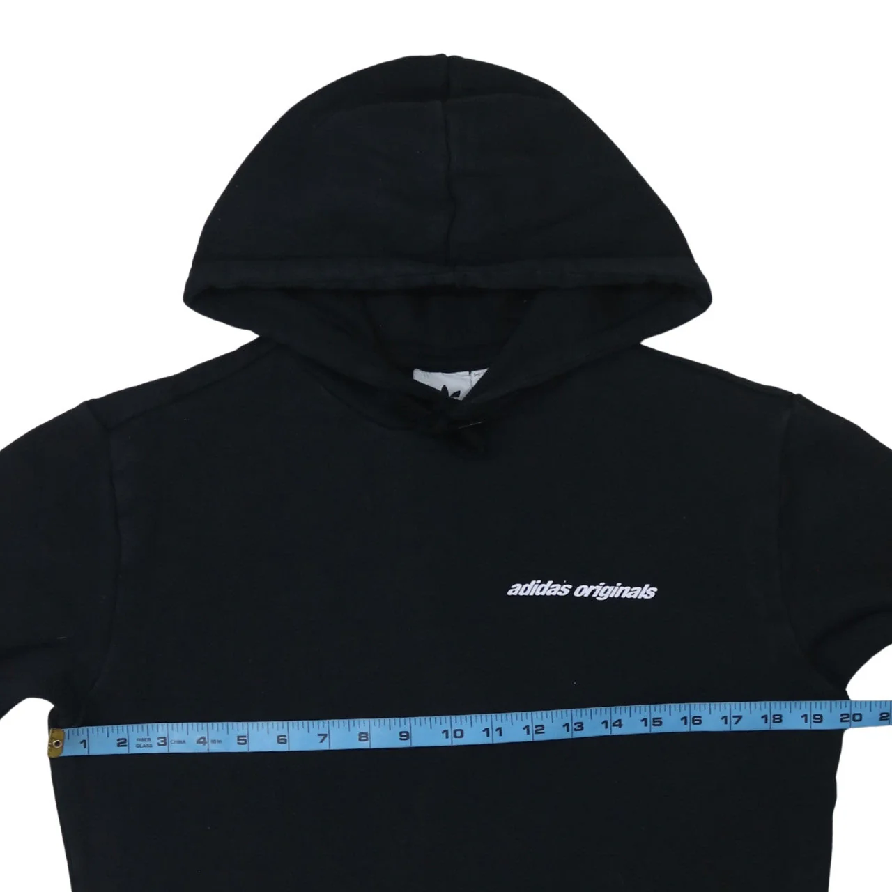 Adidas Originals Men's Black Pullover Hoodie Size S Graphic Logo - Image 2