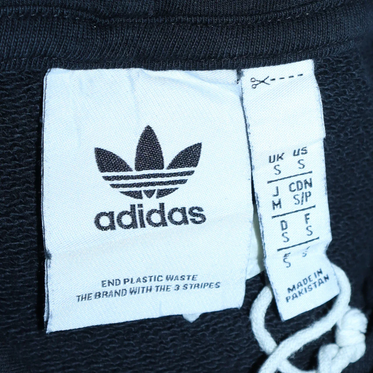 Adidas Originals Men's Black Pullover Hoodie Size S Graphic Logo - Image 5