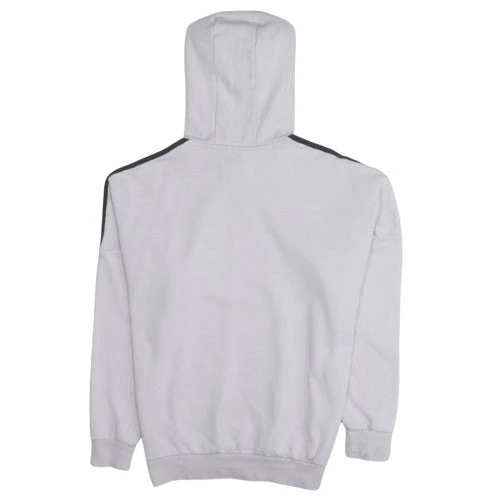 Adidas Originals Womens White Pullover Hoodie 13-14Y Teens Logo Print - Image 4