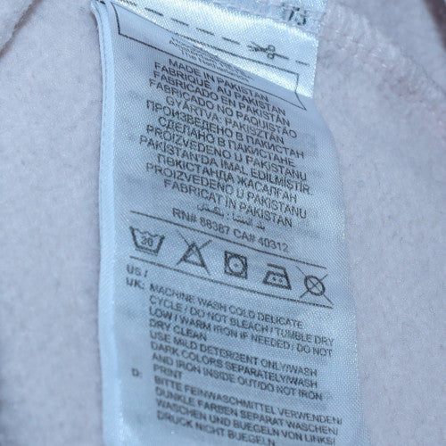 Adidas Originals Womens White Pullover Hoodie 13-14Y Teens Logo Print - Image 6