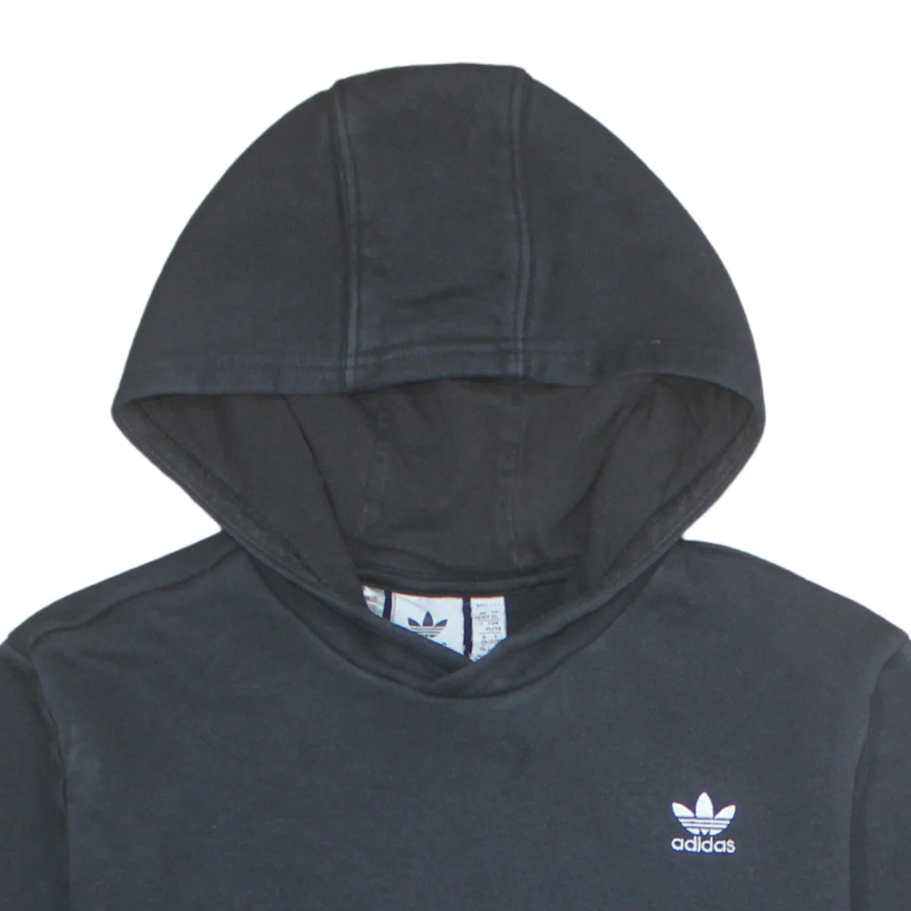 Adidas Teens Black XL Pullover Hoodie with Logo and Kangaroo Pocket - Image 8