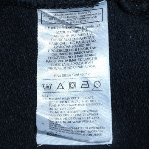 Adidas Women Black Hoodie Size 10 Pullover Hooded Sweatshirt - Image 5