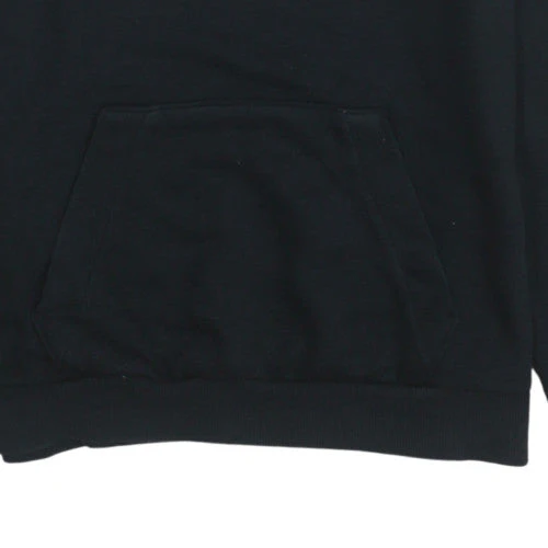 Adidas Women Black Pullover Hoodie L 16-18 Hooded Sweatshirt - Image 6