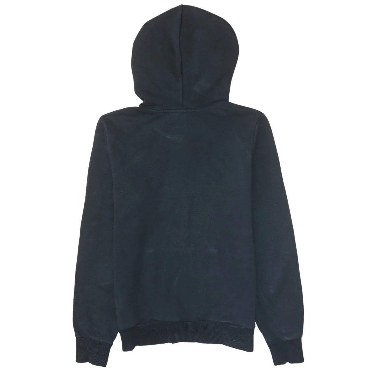 Adidas Women Black Pullover Hoodie Size 10 Logo Hooded Sweatshirt - Image 4