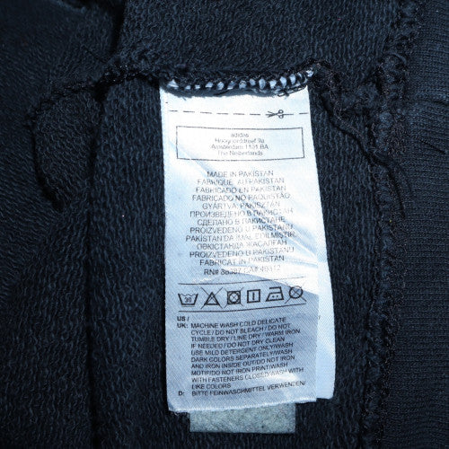 Adidas Women Black Pullover Sweatshirt Size 10 Lined Cotton Blend - Image 6