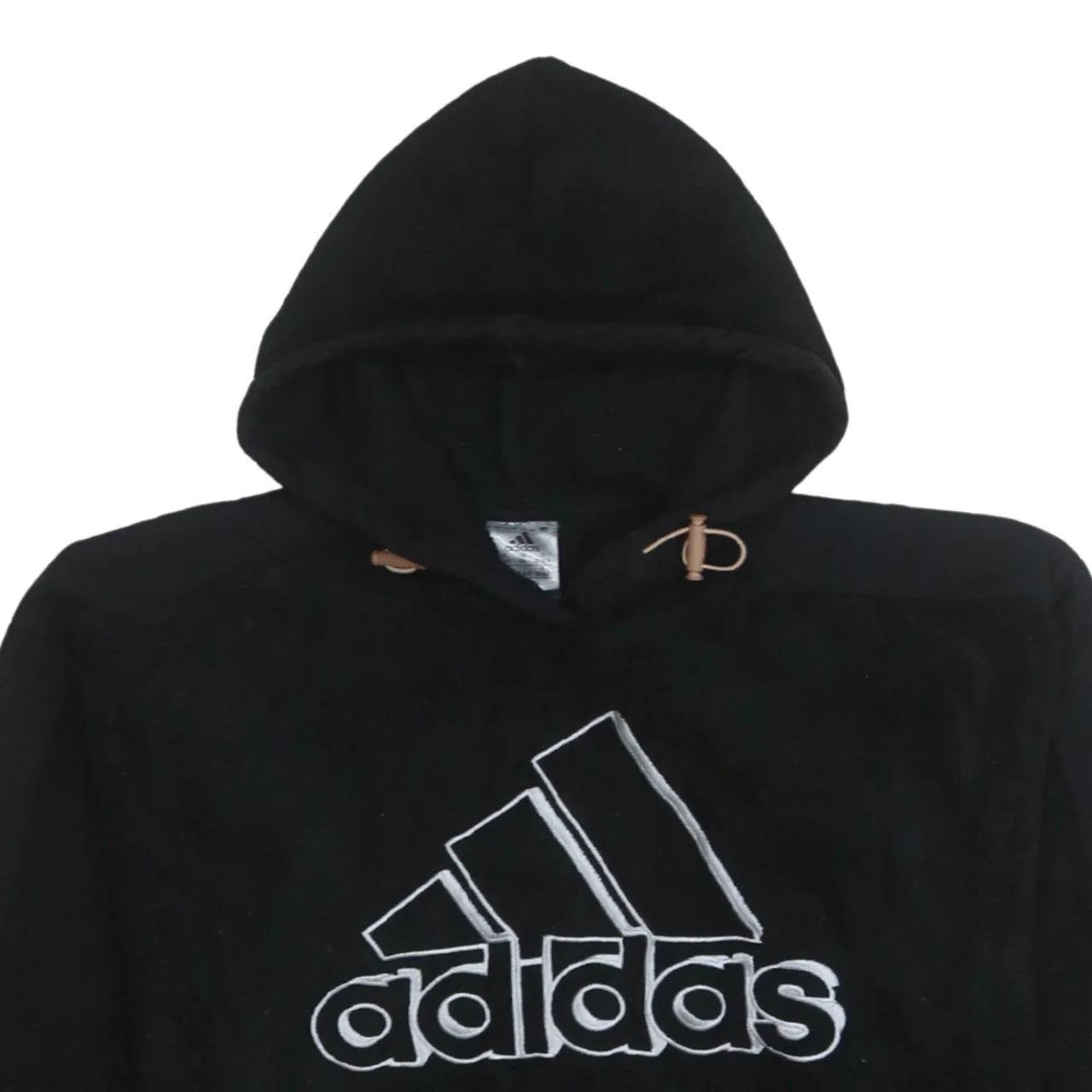 Adidas Women Black XS Pullover Hoodie Fleece Logo Sweatshirt - Image 7