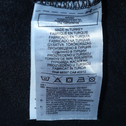 Adidas Women Black XS Pullover Sweatshirt Crew Neck Logo Cotton Blend - Image 6