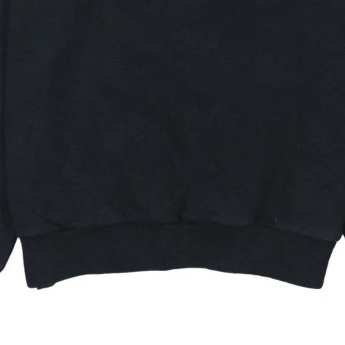 Adidas Women Black XS Pullover Sweatshirt Crew Neck Logo Cotton Blend - Image 8