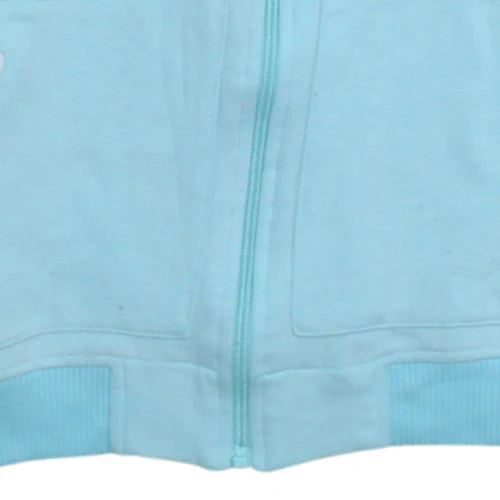 Adidas Women Blue Full Zip Sweatshirt Size L Classic Sportswear - Image 8