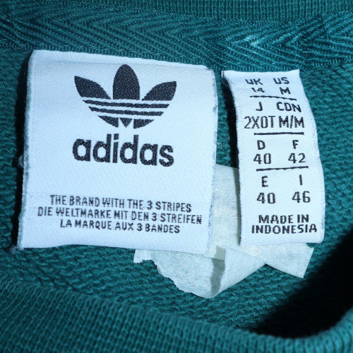 Adidas Women Green Crew Neck Pullover Sweatshirt Size 14 - Image 6