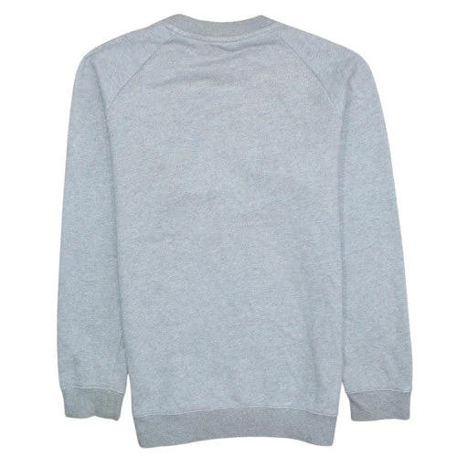Adidas Women Grey Crew Neck Pullover Sweatshirt UK 10 - Image 4